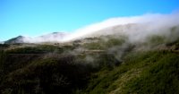 Boca da Corrida - cloud pouring down the mountain
